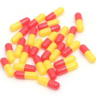 China wholesale price colored size 0 bovine gelatin hollow capsules