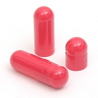 HOT SALE closed red/red empty pill capsules size 000