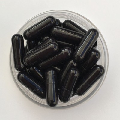 Wholesale price bovine gelatin black capsules empty size 0