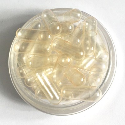 Best selling size "0" empty clear gelatin pill capsules