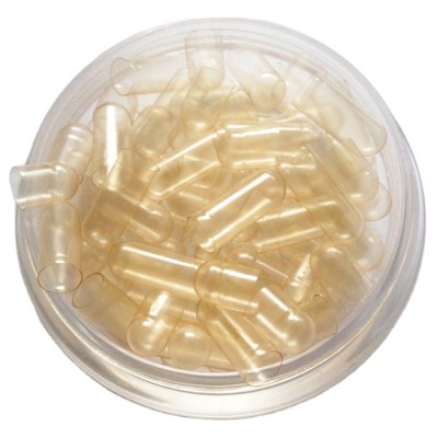 Wholesale price transparent empty separated 00 vegie capsules